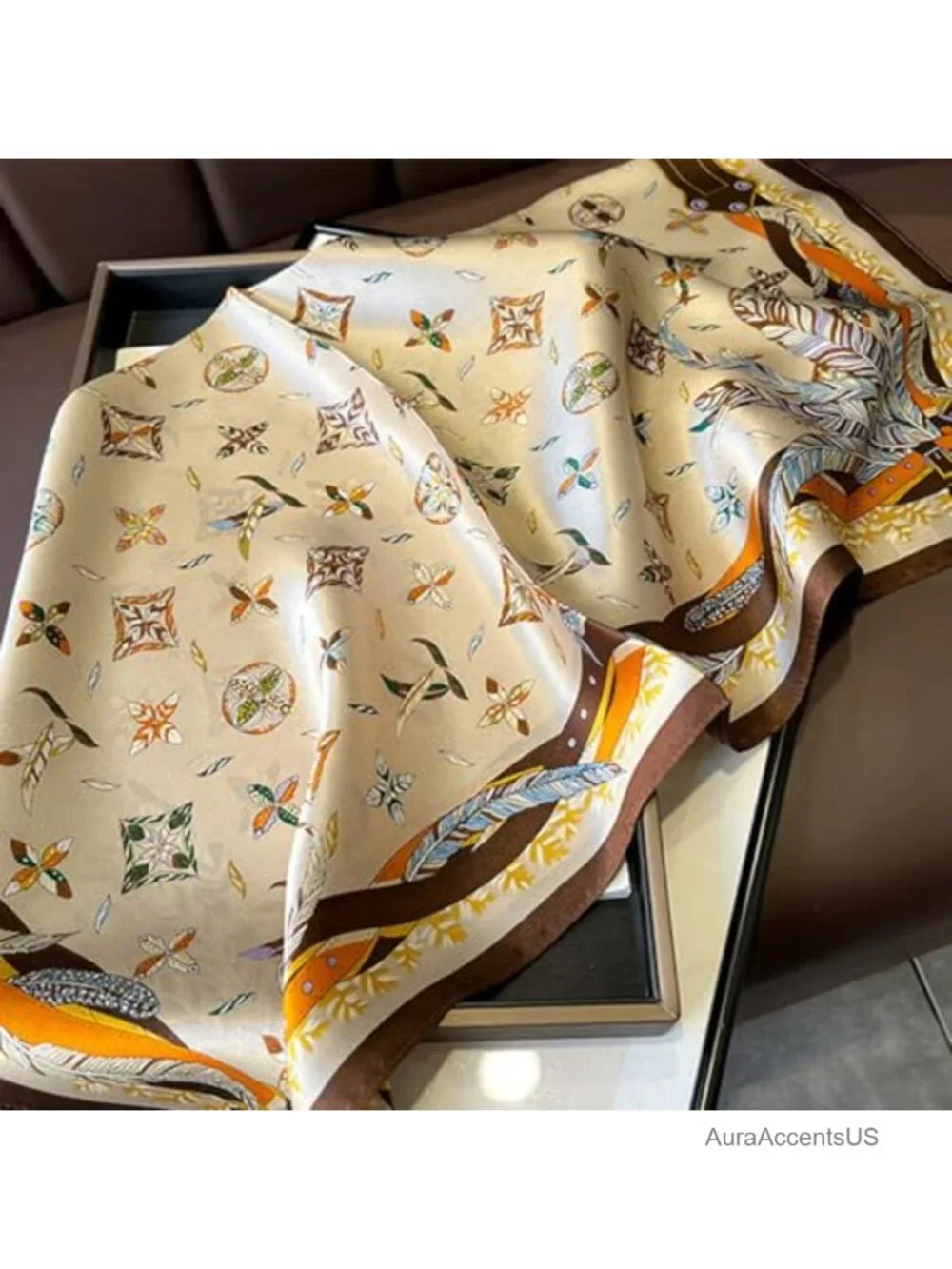 100% Mulberry Silk 21x21 Hair Neck Scarf